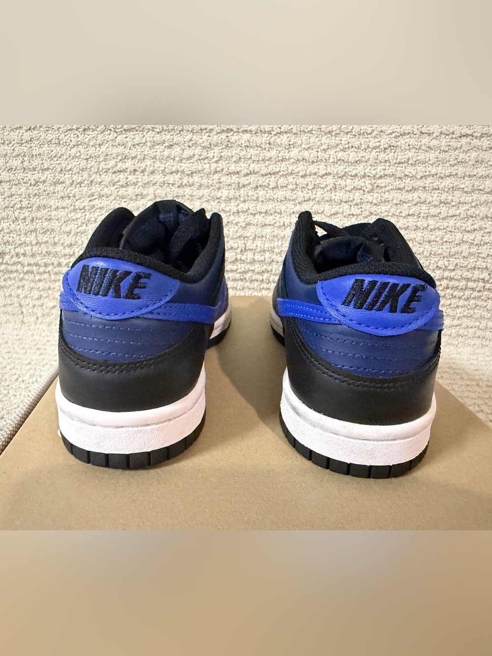 Nike Dunk Low GS Game Royal Black Blue Youth Size 4Y Sneakers No original Box - Picture 3 of 13
